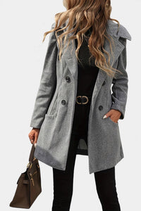 Lillian | Hooded Double-Breasted Coat