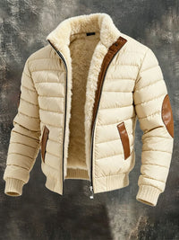 Julia | Retro Puffer Jacket with Sherpa Lining