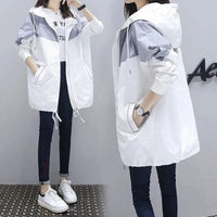 Nicole | Stylish Long Hooded Lightweight Womens Coat
