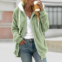 Clara | Oversized Teddy Cardigan with Zipper