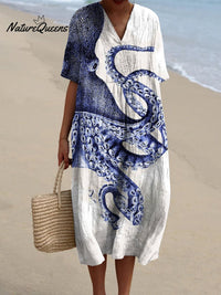 Tropic Flow Tesseline - Sea Snail Dress Holiday Wear