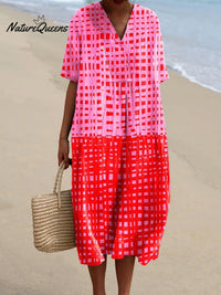 South Beach Style Roosmarijn - Checked Dress Resort Edition