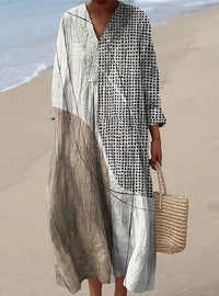 Giselle Artistic Cotton Printed Dress