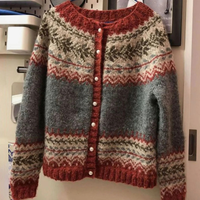 Ruby | Women's Patterned Button-Up Cardigan