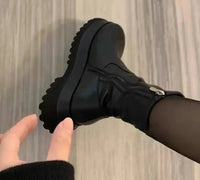 Liora | Women’s Platform Chelsea Ankle Boots with Warm Lining