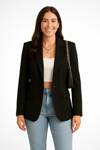 Alessia | Women's Tailored One-Button Business Blazer
