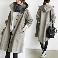 Oprah | Women's Waterproof Hooded Trench Coat