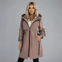 Amelia | Women's Zip Coat with Protective Hood & Tailored Fit