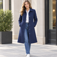 Freya | Classic Trench Coat with Button Placket