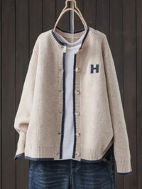 Amanda | Women's Oversized Button-Front Knit Cardigan