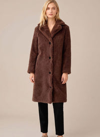 Clara | Oversized Plush Teddy Coat for Women