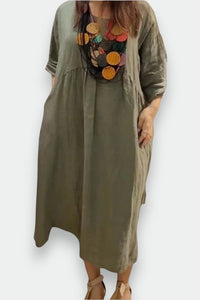 Zoey™ | Cotton and Linen Dress