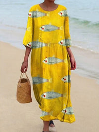 Linda - Relaxed Printed Dress