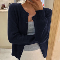 Christine | Soft Button Front Ribbed Knit Cardigan